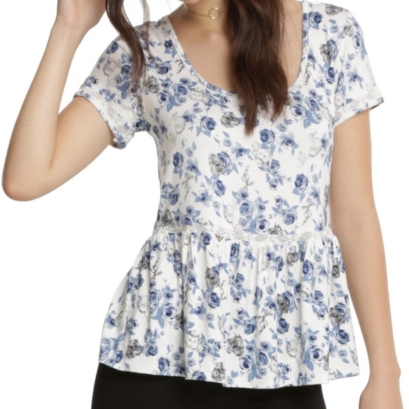 Disney Tops - New~ Beauty & The Beast Mrs Potts Top